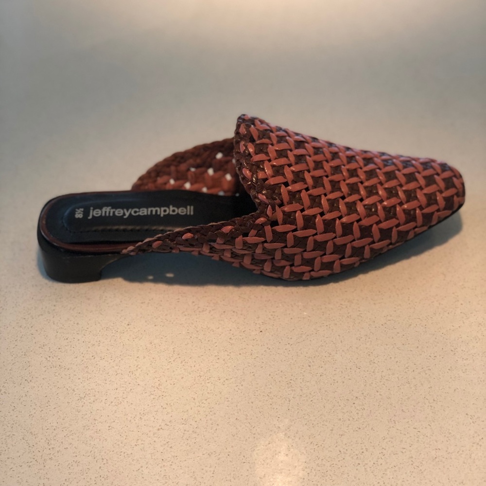 Jeffrey Campbell woven mules